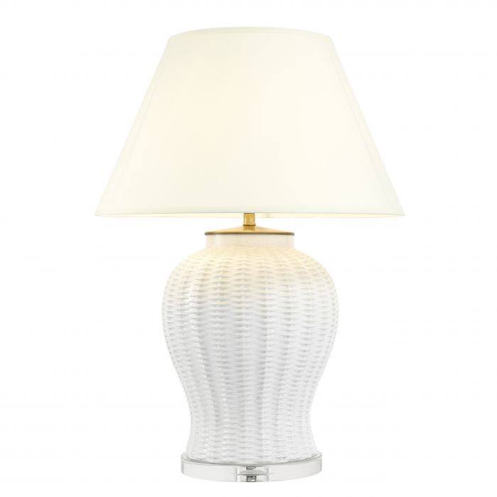 Eichholtz 110849 Table Lamp Fort Meyers white ceramic