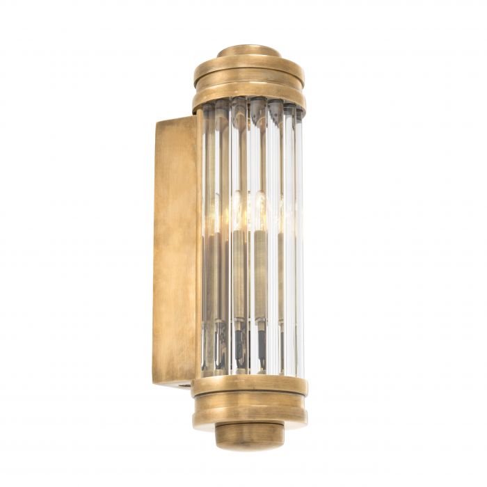 Eichholtz 112419 Wall Lamp Gascogne XS vintage brass finish