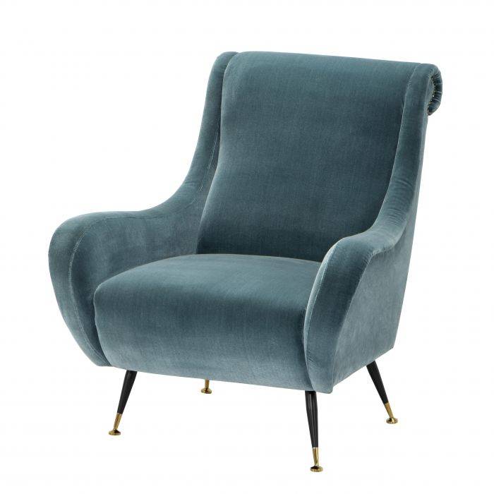 Eichholtz 110294 Chair Giardino cameron deep turquoise