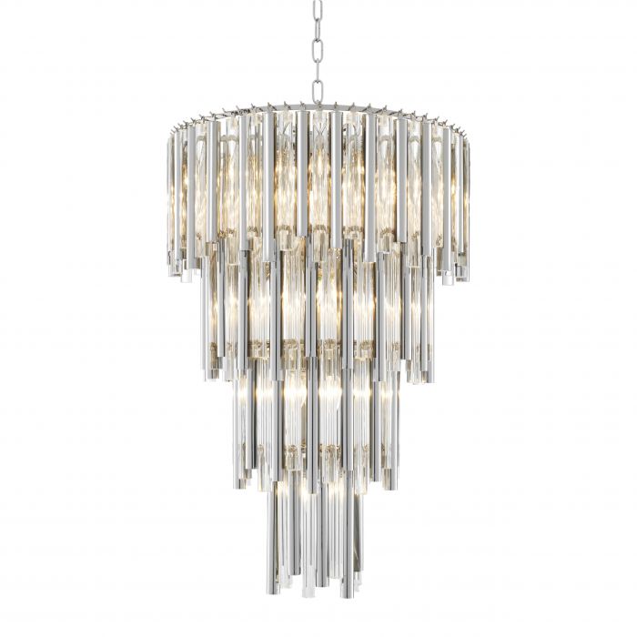 Eichholtz 111531UL Chandelier Gigi L nickel finish UL