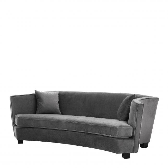 Eichholtz 111392 Sofa Giulietta 3 seat granite grey
