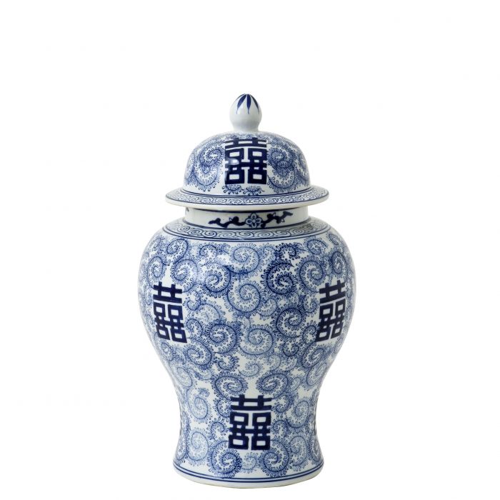 Eichholtz 108147 Vase Glamour chinese blue