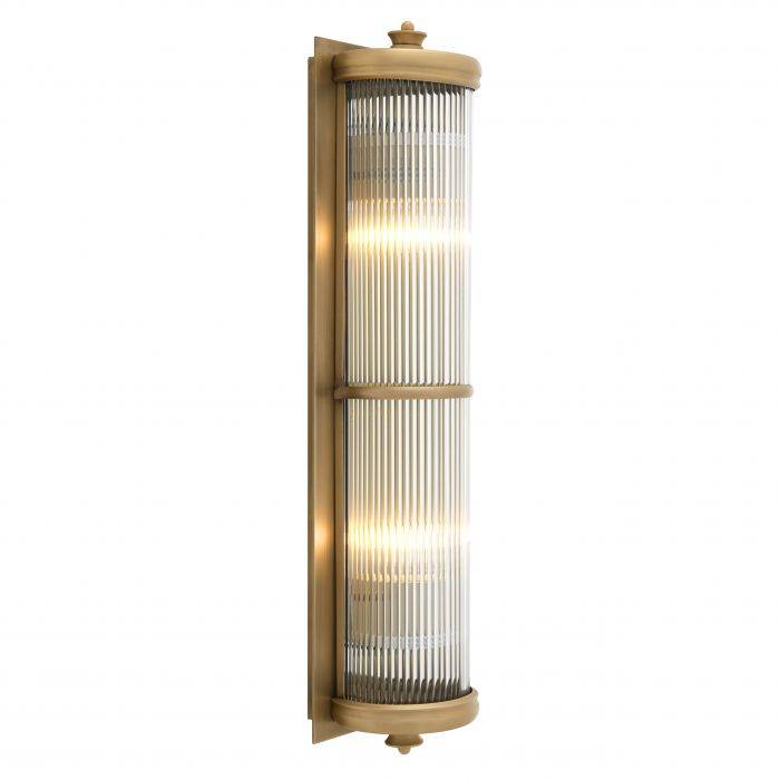 Eichholtz 111306 Wall Lamp Glorious matte brass finish H. 52 cm