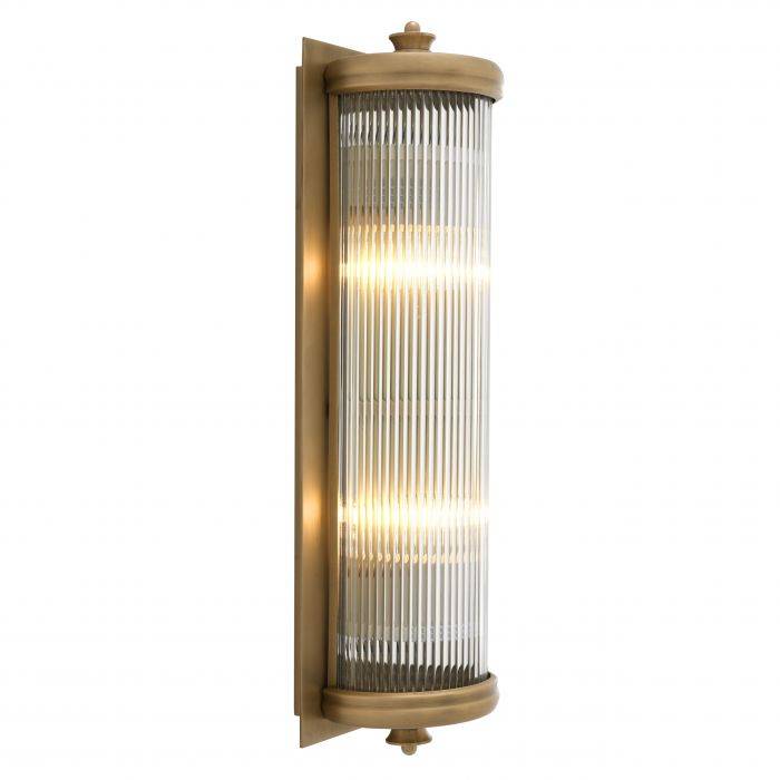Eichholtz 111525 Wall Lamp Glorious matte brass finish H. 43 cm