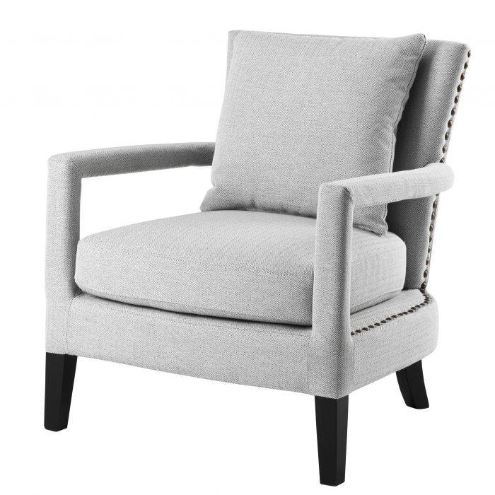 Eichholtz 108745U Chair Gregory HB light grey- U