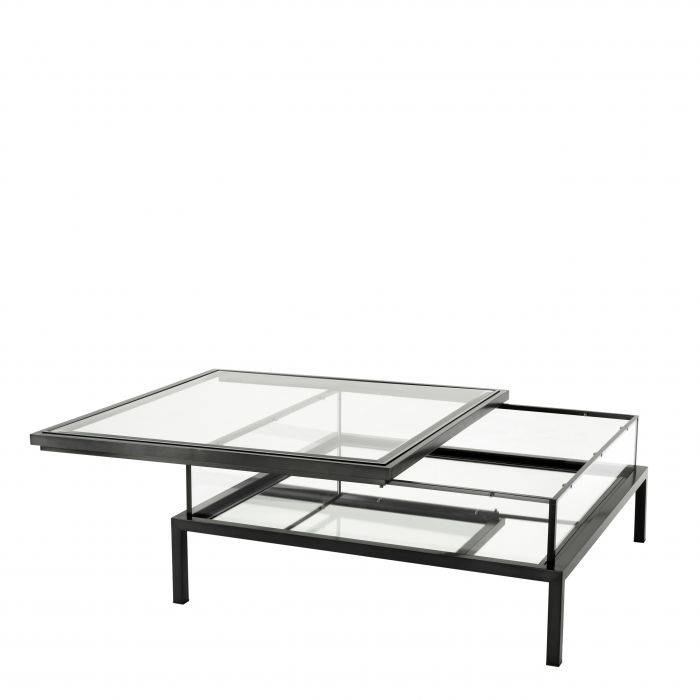 Eichholtz 110373 Coffee Table Harvey sliding top bronze finish