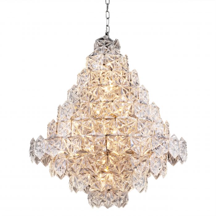 Eichholtz 110012UL Chandelier Hermitage L nickel finish UL