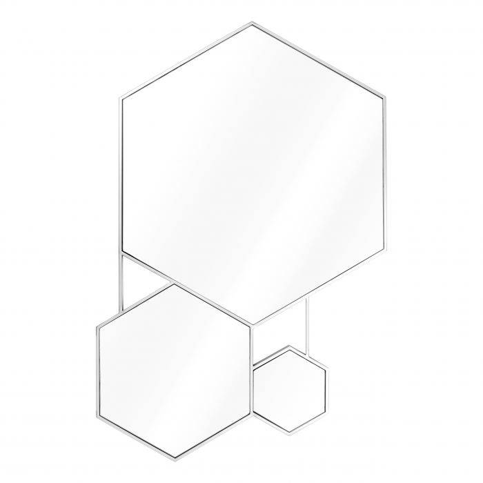 Eichholtz 111662 Mirror Hexa polished ss