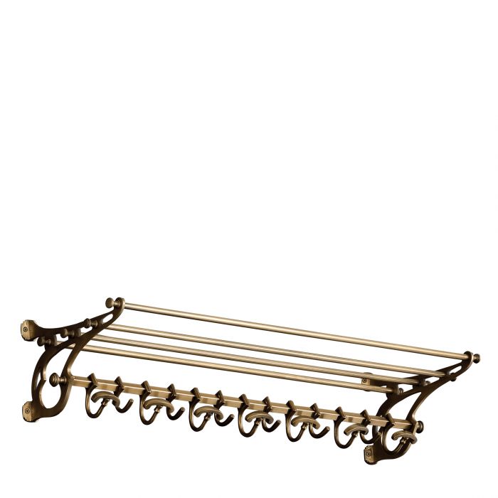 Eichholtz 103185 Coatrack Hudson 97 cm antique brass finish