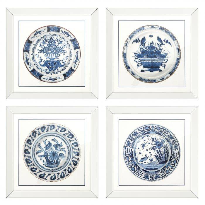 Eichholtz 108259 Print Imperial China 80 x 80 cm set of 4