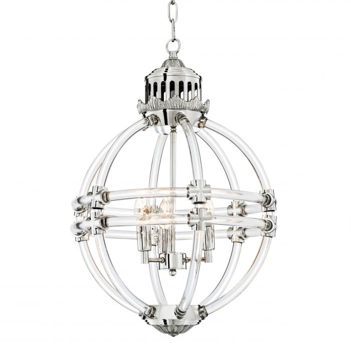 Eichholtz 111039UL Chandelier Impero nickel finish UL