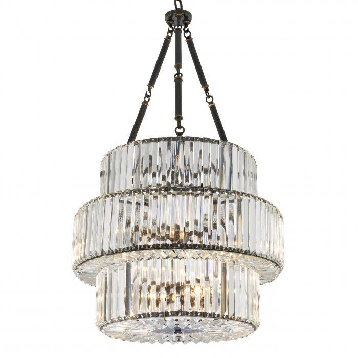 Eichholtz 111451 Chandelier Infinity Triple gunmetal finish