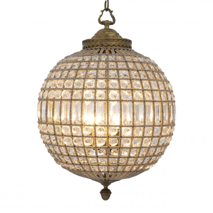 Eichholtz 104924 Chandelier Kasbah M antique brass finish