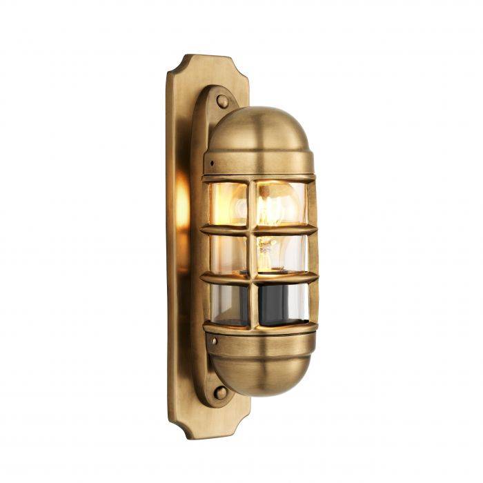 Eichholtz 105900 Wall Lamp Le Caprice antique brass finish