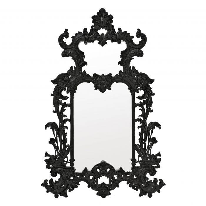 Eichholtz 109035 Mirror Leighton black lacquer finish