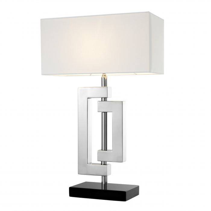 Eichholtz 107567 Table Lamp Leroux nickel finish incl shade