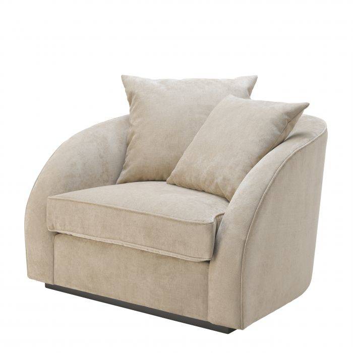 Eichholtz 110745 Chair Les Palmiers greige velvet