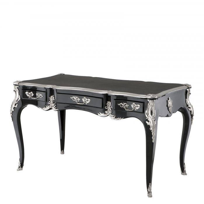 Eichholtz 107277 Desk Lodewijk XV piano black finish