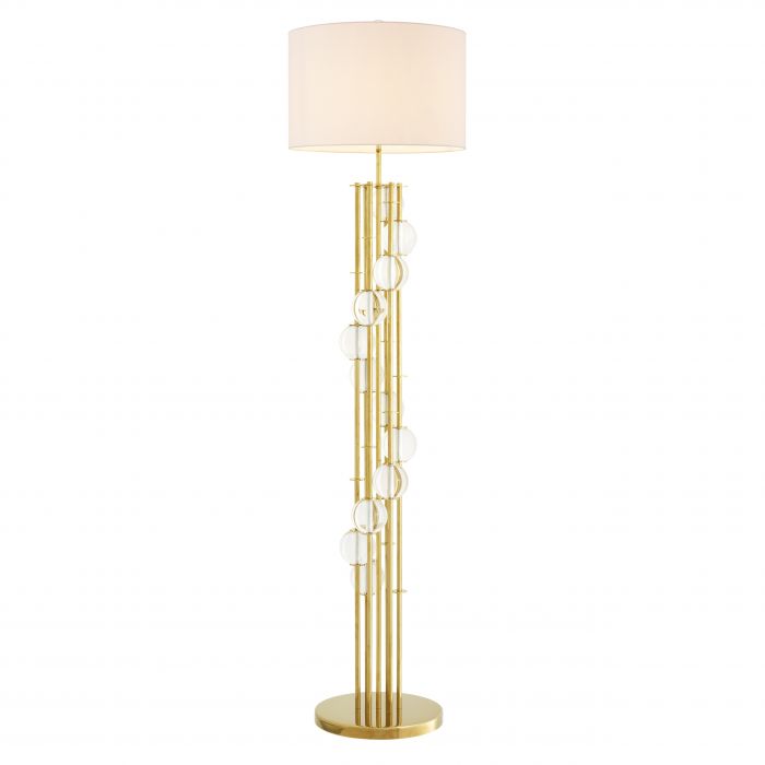 Eichholtz 110356UL Floor Lamp Lorenzo gold finish incl shade UL