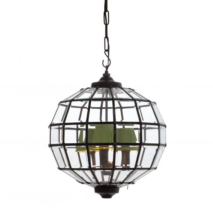 Eichholtz 107573 Lantern Luna antique bronze finish ø 45 cm