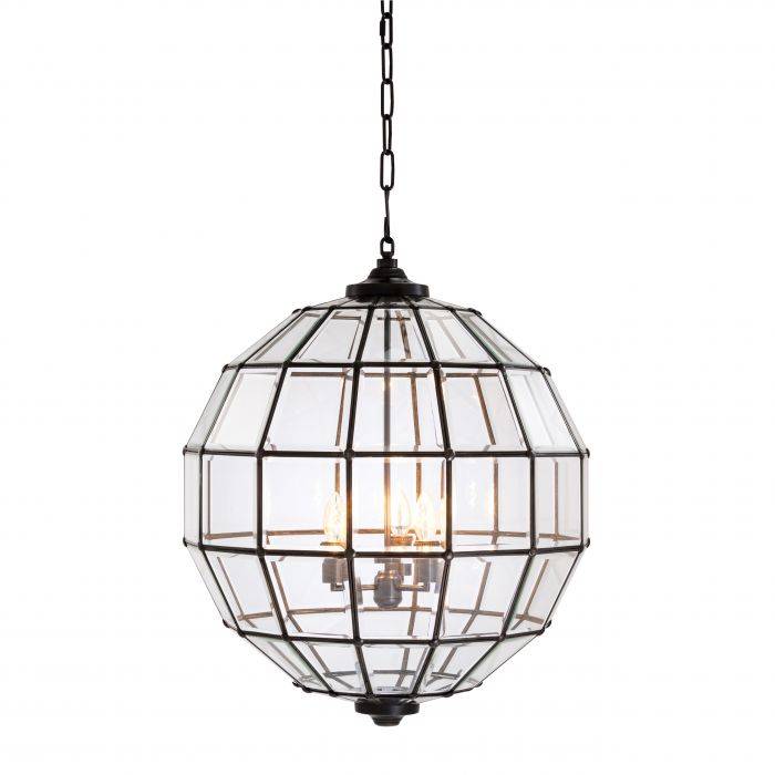 Eichholtz 107590 Lantern Luna antique bronze finish ø 60 cm