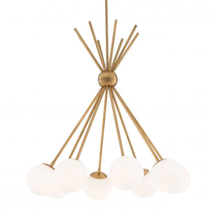 Eichholtz 112304 Chandelier Luxor antique brass finish