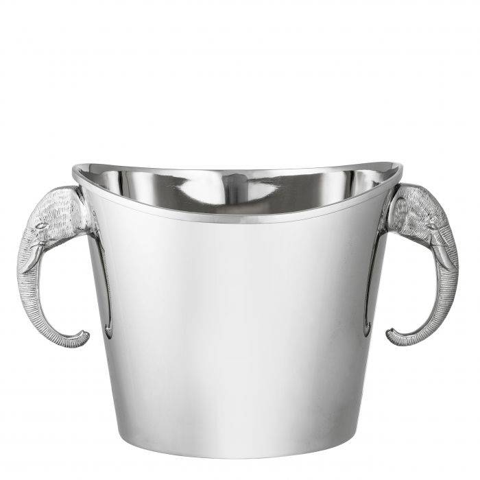 Eichholtz 110268 Wine Cooler Maharaja nickel finish