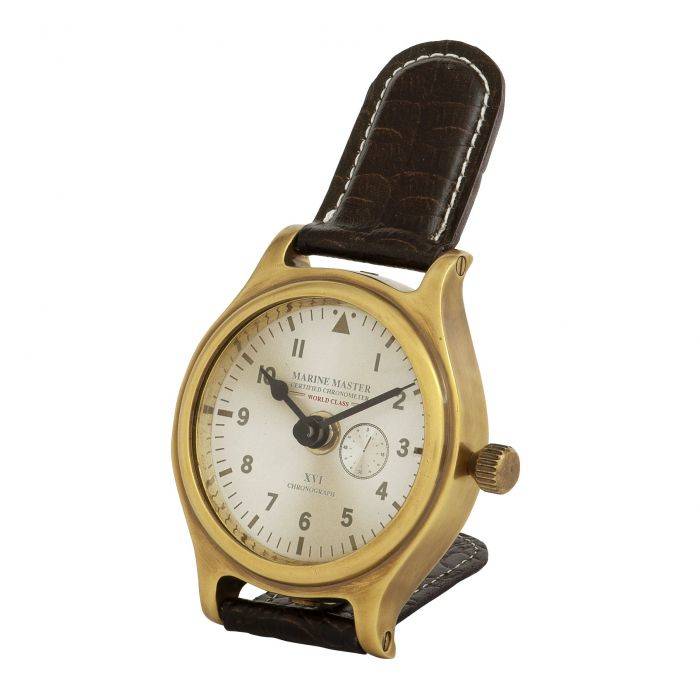 Eichholtz 106478 Clock Marine Master antique brass finish