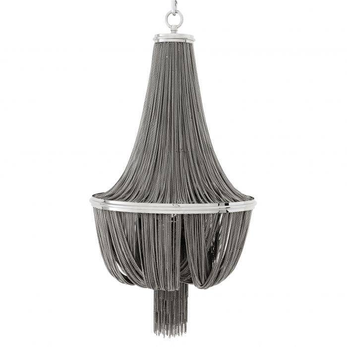 Eichholtz 107365 Chandelier Martinez L nickel finish