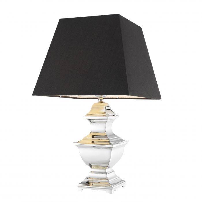 Eichholtz 105191 Table Lamp Maryland nickel finish incl shade