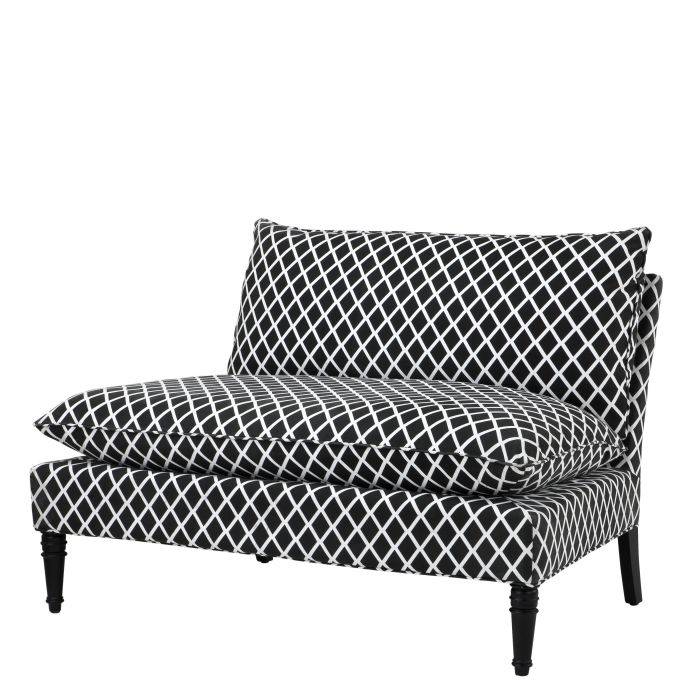 Eichholtz 108089 Sofa Maxwell diamond b/w