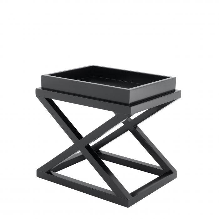 Eichholtz 105455 Side Table McArthur waxed black finish