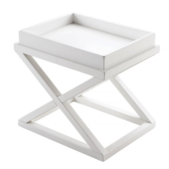 Eichholtz 108135 Side Table McArthur waxed white finish