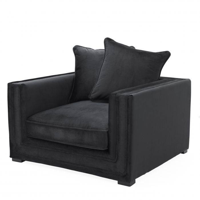 Eichholtz 110818 Chair Menorca jet black 