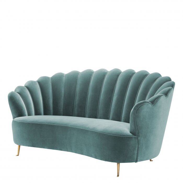 Eichholtz 111796 Sofa Messina cameron deep turquoise
