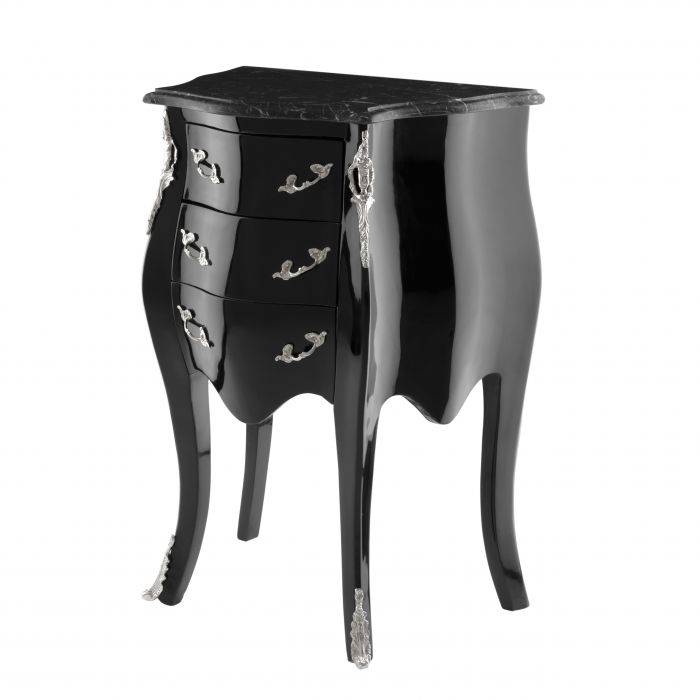 Eichholtz 109593 Side Table Montfort piano black finish