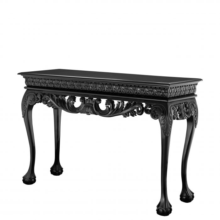 Eichholtz 109411 Console Table Morelli waxed black finish