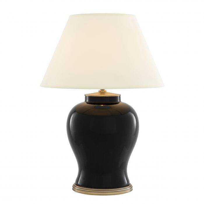 Eichholtz 110538 Table Lamp Mundon black ceramic