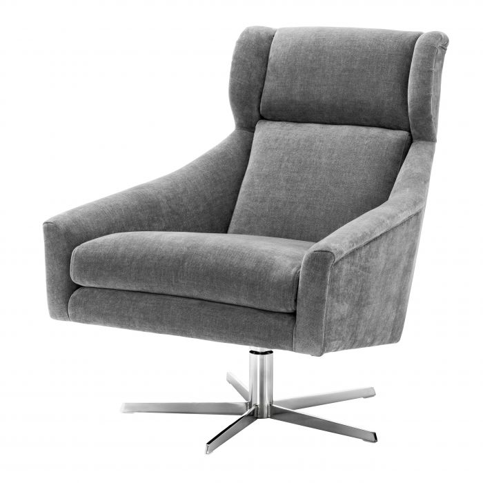 Eichholtz 111740 Swivel Chair Nara clarck grey