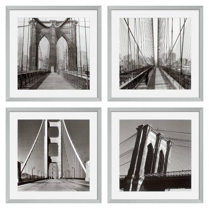 Eichholtz 106547 Prints EC193 New York Bridges set of 4 