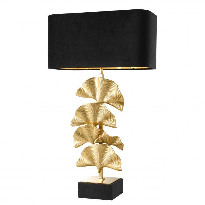 Eichholtz 111340 Table Lamp Olivier polished brass incl shade