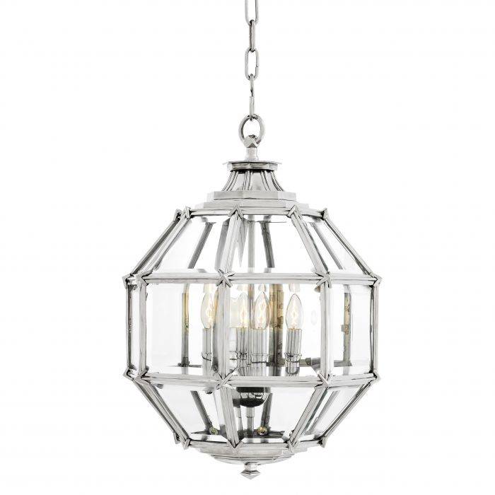 Eichholtz 108847 Lantern Owen nickel finish ø 43 cm