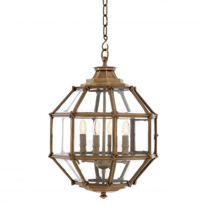 Eichholtz 108848 Lantern Owen vintage brass finish ø 43 cm