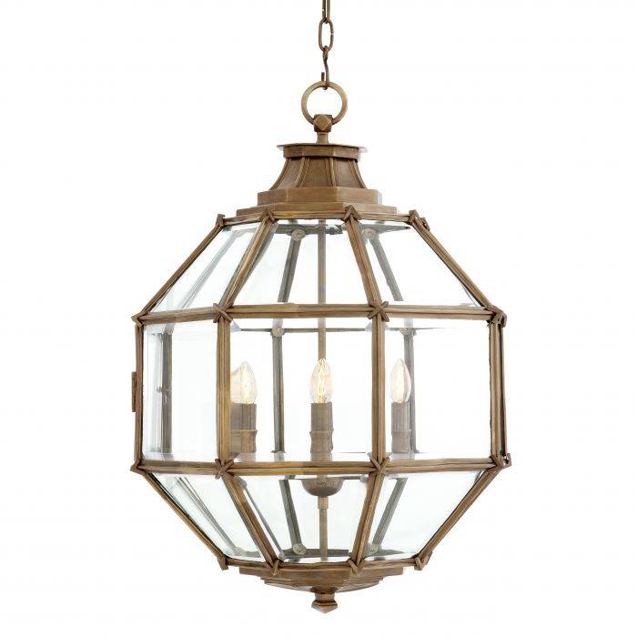 Eichholtz 109200 Lantern Owen vintage brass finish ø 60 cm
