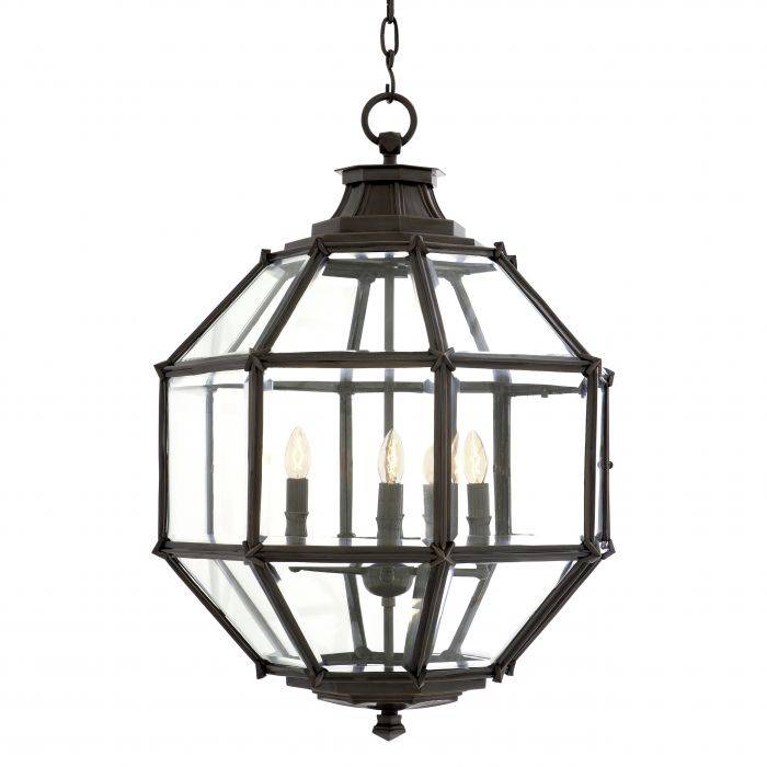 Eichholtz 109201 Lantern Owen gunmetal finish ø 60 cm