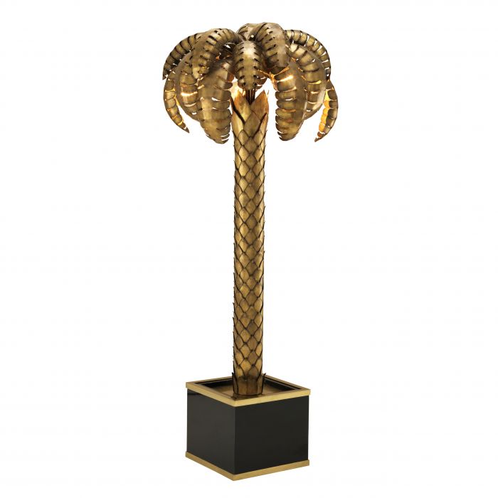 Eichholtz 109748 Floor Lamp Palm Tree vintage brass