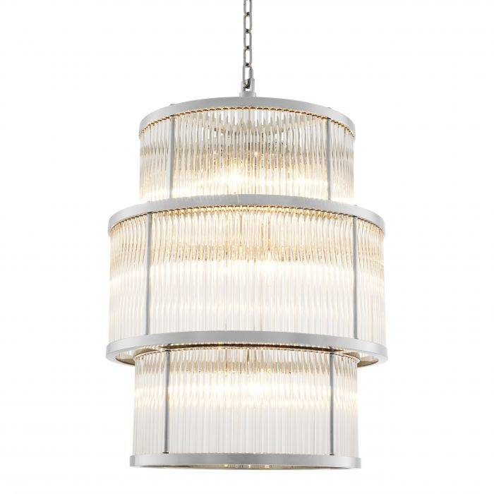 Eichholtz 111590 Chandelier Palmera nickel finish