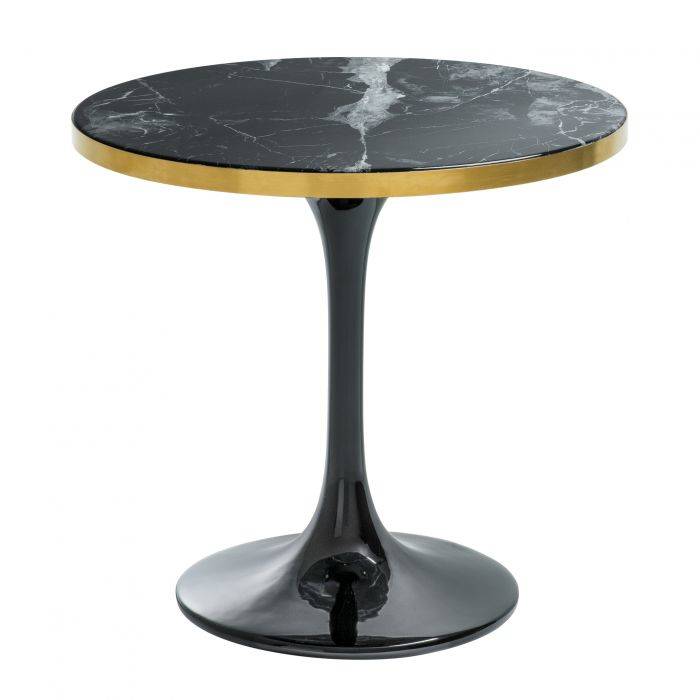 Eichholtz 112047 Side Table Parme black faux marble
