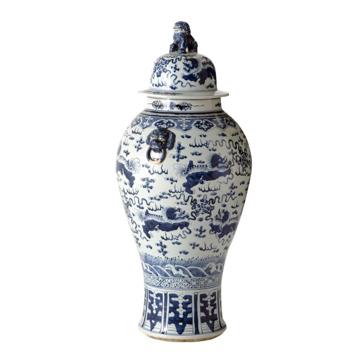 Eichholtz 105722 Vase Peninsula Chinese Dragon