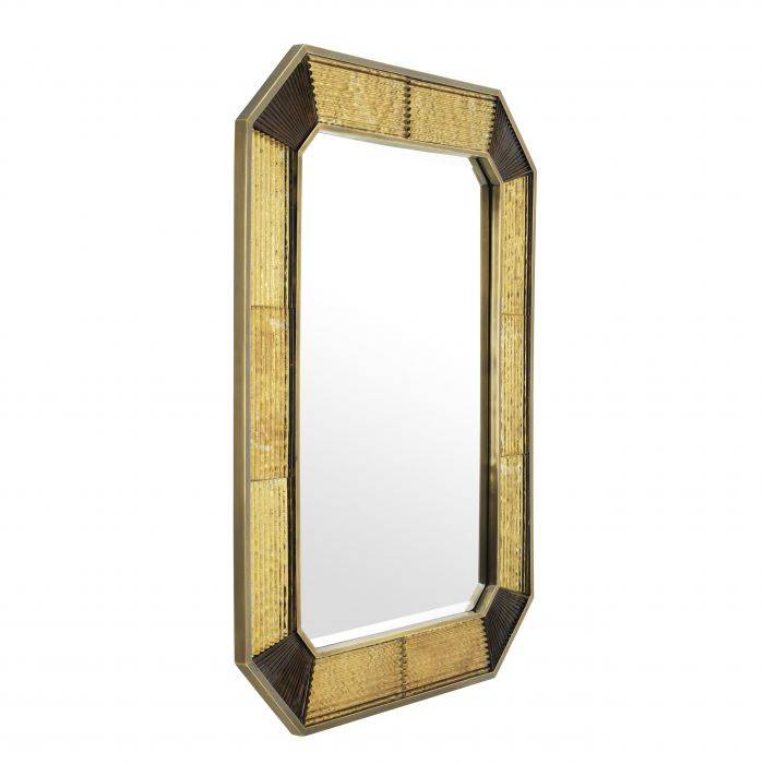 Eichholtz 111066 Mirror Perugia vintage brass finish